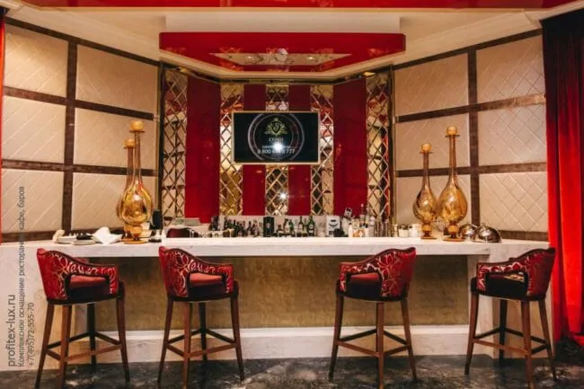 Комплексная поставка кухонного оборудования для ресторана и бара. Казино «Sochi Casino & Resort», Сочи. На фото интерьер бара казино. Комплексная поставка кухонного оборудования для ресторана и бара. Казино «Sochi Casino & Resort», Сочи. На фото интерьер бара казино.