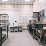 Оборудование для профессиональной кухни ресторана и бара по индивидуальному проекту. Казино «Sochi Casino & Resort», Сочи. На фото мясной цех с оборудованием Baltmetservis, KT, Sirman, Electrolux, Mastro, CAS.