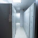 Комплексная поставка оборудования для ресторана, кафе, бара. Отель "Азимут Переславль", Переславль-Залесский. На фото гардероб цокольного этажа.