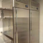 Холодильное оборудование для объектов общественного питания. Институт Клеточной Терапии, Украина, Киев. На фото холодильные шкафы INFRICO Испания 7 класса с эко хладагентом 290.