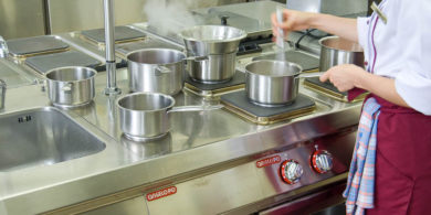 Тепловое оборудование для HoReCa. Отель AXELHOF, Днепр. На фото тепловой модульный остров Angelo Po.