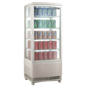 Холодильник для напоїв прозорий AK AK98EB2 Amitek